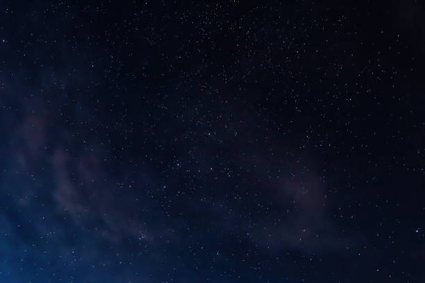 istock Night starry sky. Constellations and nebulae in space 1436176220