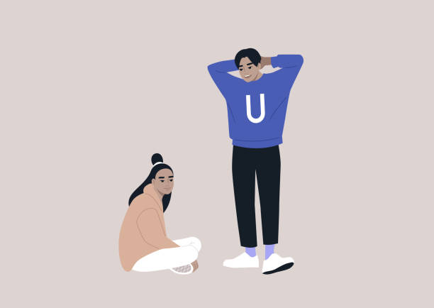 istock Two carefree teenagers spending time together, students having a break 1436186026