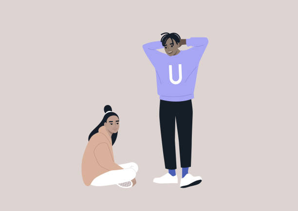 istock Two carefree teenagers spending time together, students having a break 1436186027