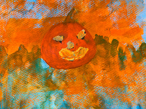 Abstract Jack o Lantern background