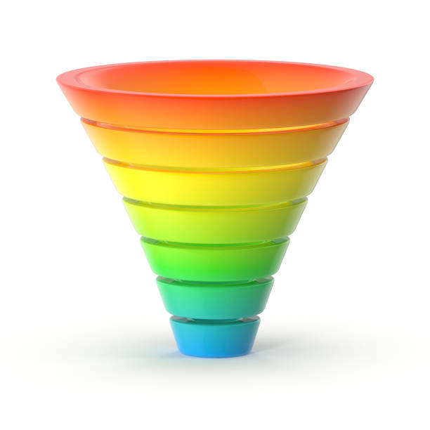 istock Colorful Funnel Concept 1436187345