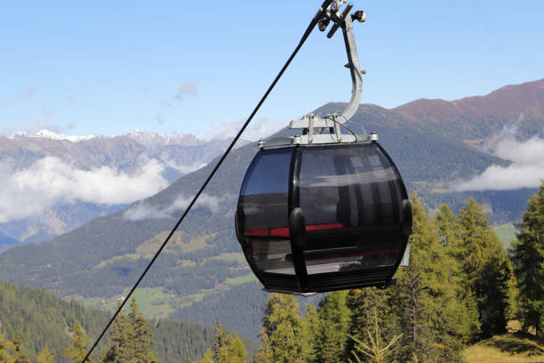 istock gondola of a mountain railway 1436188290