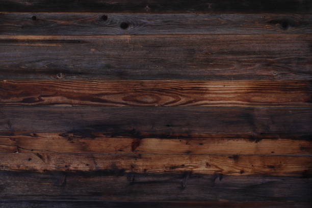 istock an old weathered wooden wall 1436189425