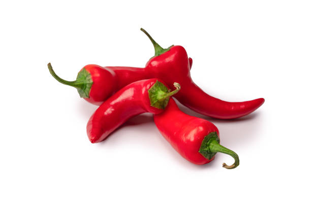 istock Red hot chili pepper isolated on a white background. 1436204382