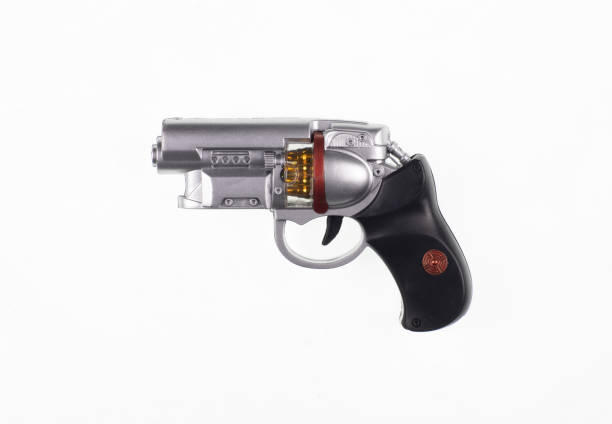 istock toy plastic revolver isolated on white background 1436205060