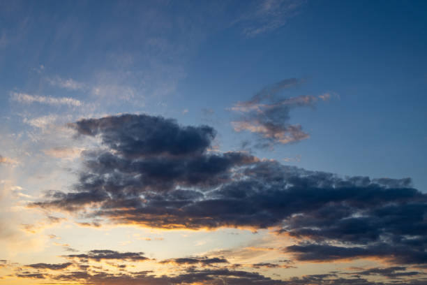 istock cloudy clouds in the sky during sunset. voluminous clouds in the evening sky 1436206895