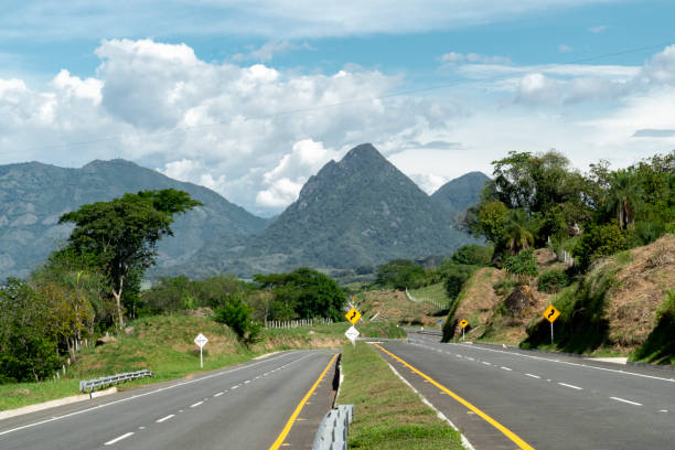 istock Pacific Highway via Iglesias La Pinta Bridge. Antioch, Columbia. 1436207907