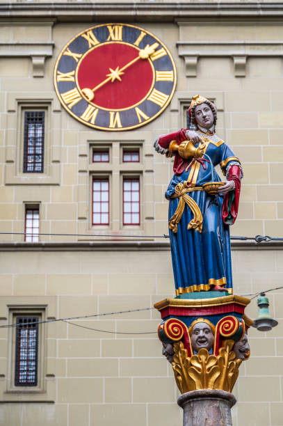 istock Fountain in the old town of Bern 1436228452