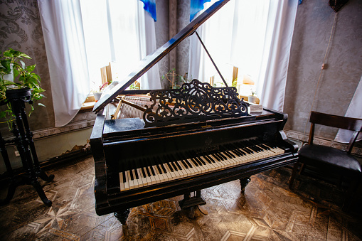 Old vintage piano