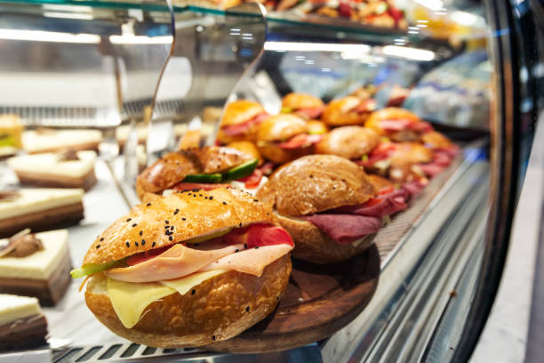 istock Fast food and snacks on sale at restaurants 1436236339