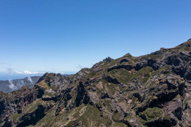 istock Aerial view of the mountain range in Madeira 1436236832