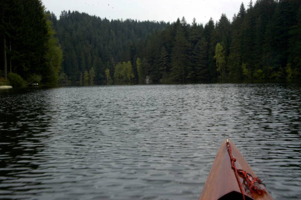 istock a canoe in the lake 1436248947