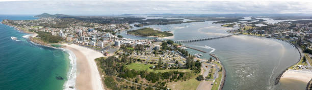 istock Coastal town of Forster. 1436251067