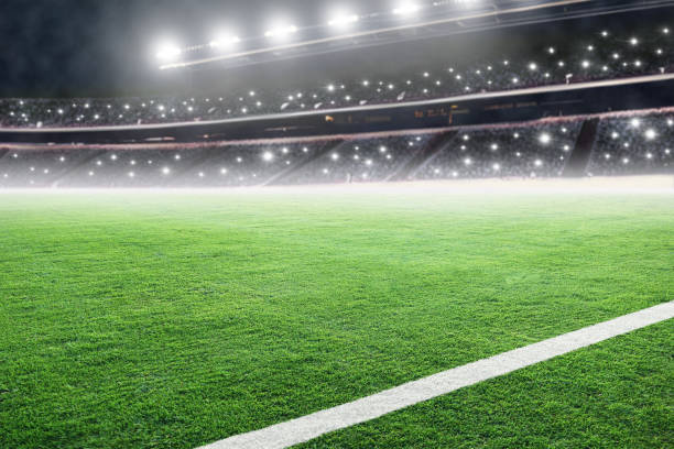 istock On Field Sports Stadium With Copy Space 1436257991