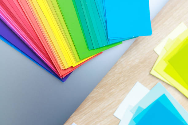 istock Paint Color Sample Gradients for Home Office Close up 1436269256