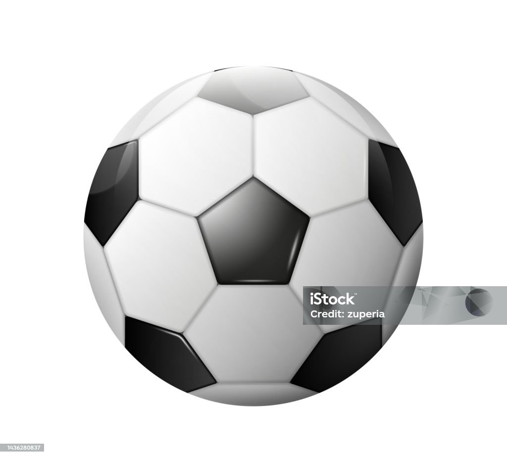 Ballon De Football Accessoire De Sport De Football Équipement Pour Jouer À  Un Jeu Ou À Une Compétition Vecteurs libres de droits et plus d'images  vectorielles de Activité - iStock