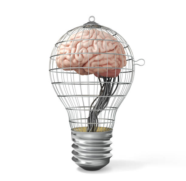 istock Light bulb in form of head. 3d illustration 1436283745
