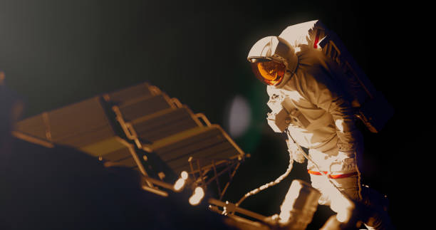 istock Astronaut in outer space entering spaceship fro a space concept designs and topics 1436307771