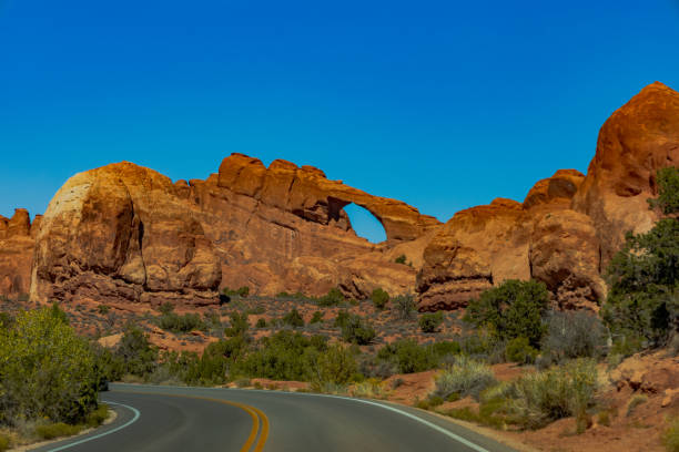 istock Landscape Arch from the road 1436308004