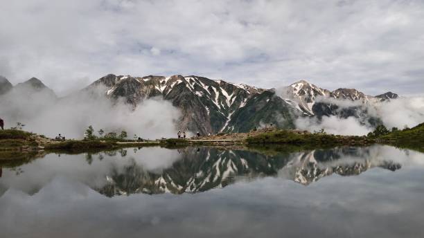 istock Happoike Pond at Nagano, Japan 1436309773
