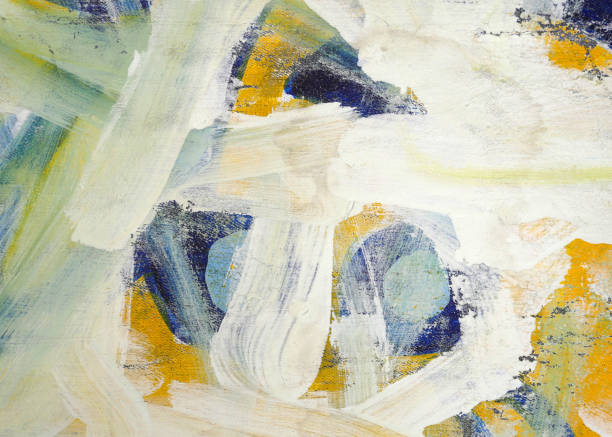 istock Abstract background acrylic painting on canvas 1436313340
