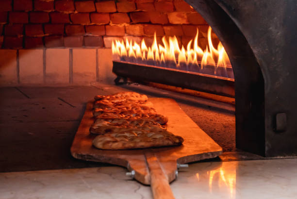 istock pita bread in oven 1436321057