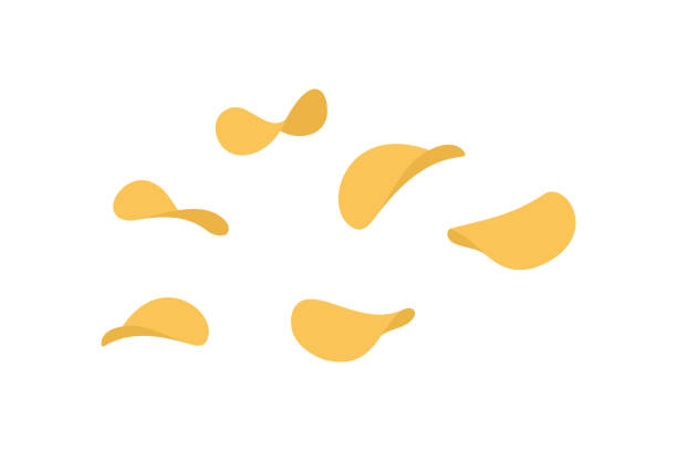 ilustraciones, imágenes clip art, dibujos animados e iconos de stock de ilustración de patatas fritas diseño vectorial - patatas fritas de churrería