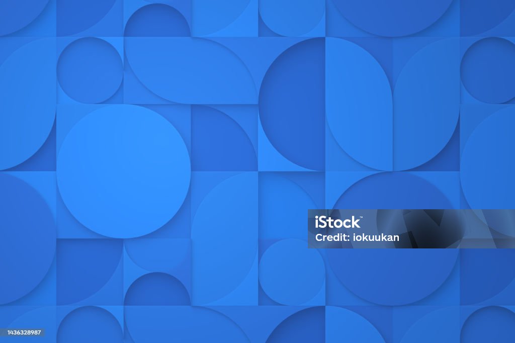 파란색 추상 배경 이미지 0명에 대한 스톡 벡터 아트 및 기타 이미지 - 0명, 3차원 형태, 그림자 - iStock