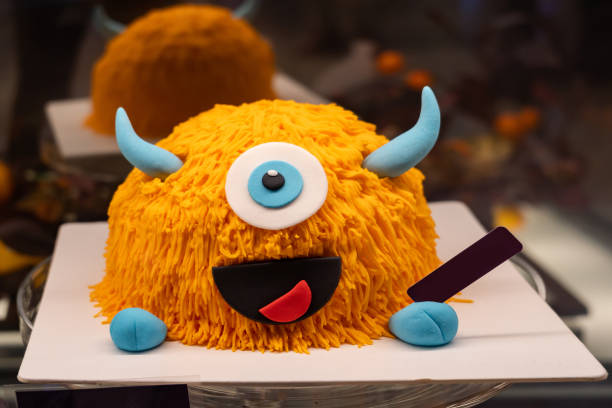 istock Close-up view of a cake for Halloween. 1436329656