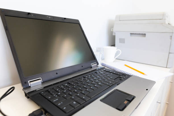 istock A modern laptop computer on an office desk 1436333275