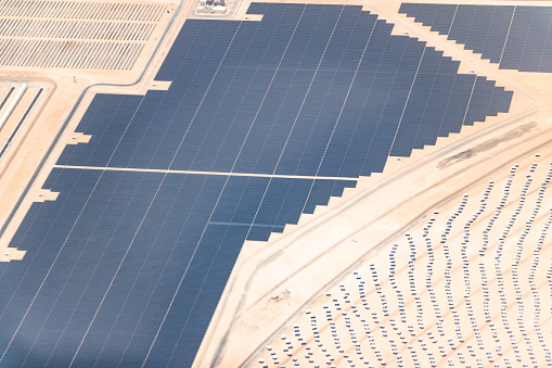mega solar power plant for renewable energy