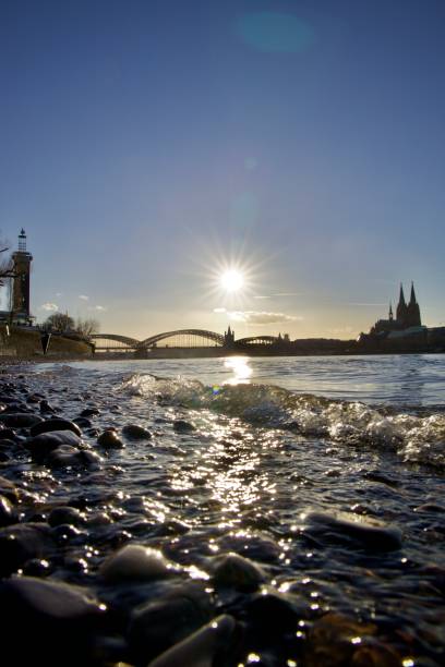 Sonnenuntergang am Rhein