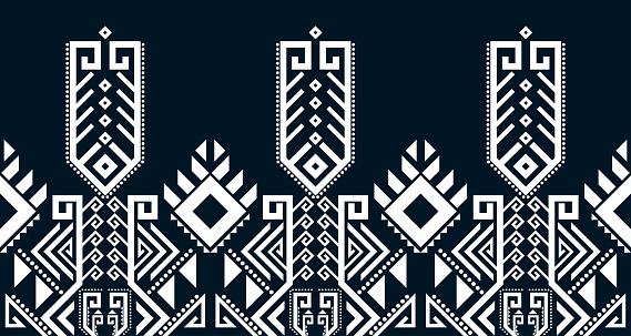 abstract ethnic pattern seamless design line white Aztec geometric background EP.77.Vintage ornament print. Great for fabric and textile, wallpaper, packaging