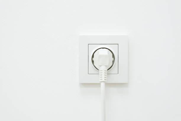 Concept of electrical outlet, using electricity