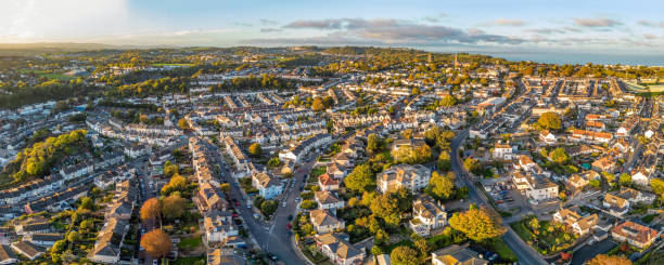 istock Panorama over St Marychurch, Plainmoor and Babbacombe in Torquay 1436374016
