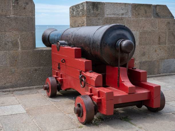istock Canon in the castle walls 1436376832