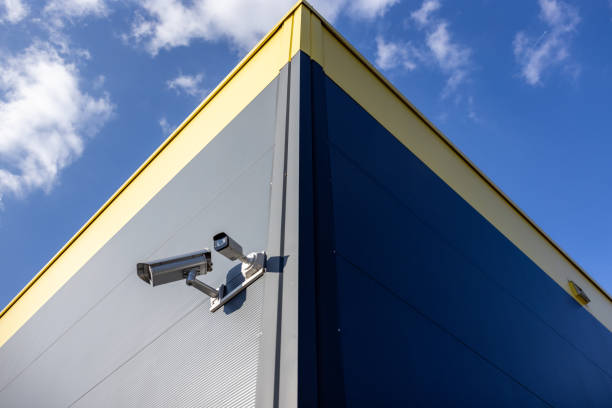 Surveillance Cameras in Boarding Gates of an International Airport Departure Hall