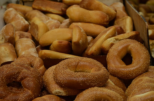 Bagels. Israeli pastry. bagels for sandwich