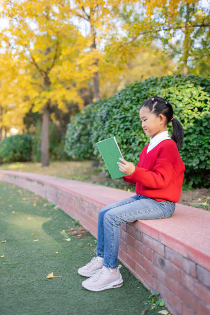 istock Little Girl Reading Book 1436385016