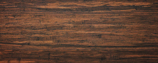 madeira natural escura, fundo abstrato. textura prancha velha - wood table old dirty - fotografias e filmes do acervo