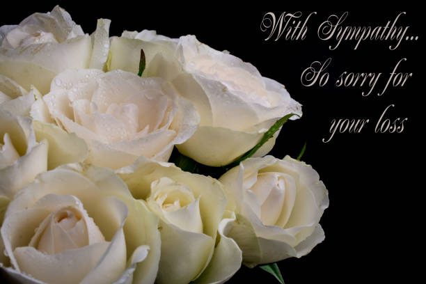 istock beautiful flowers with text condolences 1436406415