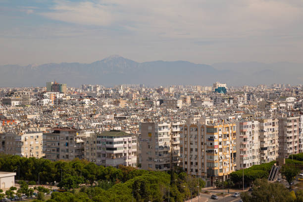 istock Panorama of Antalya Turkey from above 1436408261