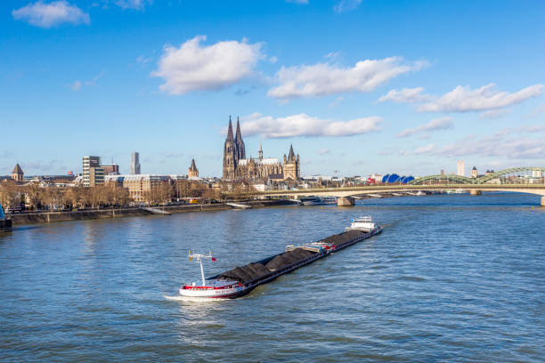 Rhine River at Cologne, Germany