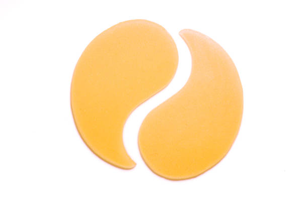 Hydrogel golden yellow eye pads
