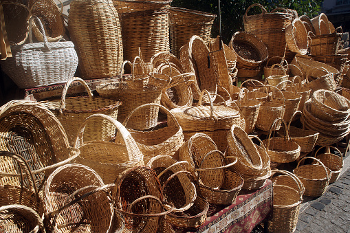 Wicker basket seller