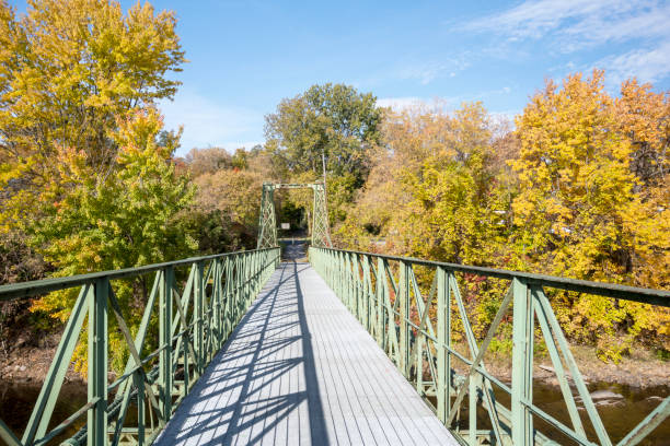 istock Pedestrian Bridge in Autumn 1436430897