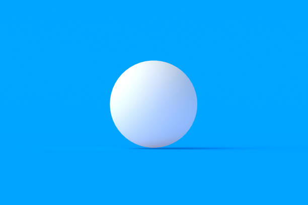 istock White billiard ball. Game for leisure. Sports equipment. 3d render 1436439429