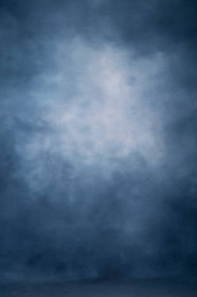 istock photo background for portrait, blue color paint texture 1436444041
