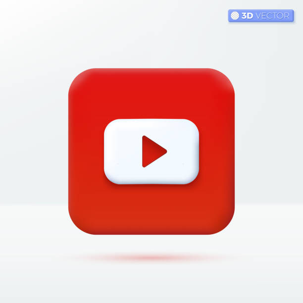 istock Play icon symbols. music button, play video or audio, streaming, multimedia concept. 3D vector isolated illustration design. Cartoon pastel Minimal style. You can used for design ux, ui, print ad. 1436444641
