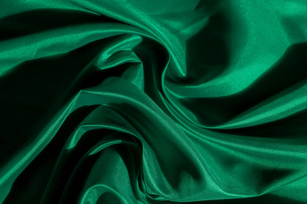 istock green fabric texture background, abstract, closeup texture of cloth 1436444724